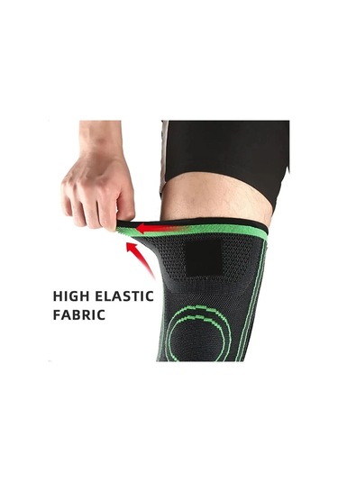 Spor Kneepad Erkekler Basınçlı Elastik Diz Pedleri Destekleme Fitness Dişli Tenis Voleybolu Brace Koruyucu Orange, L