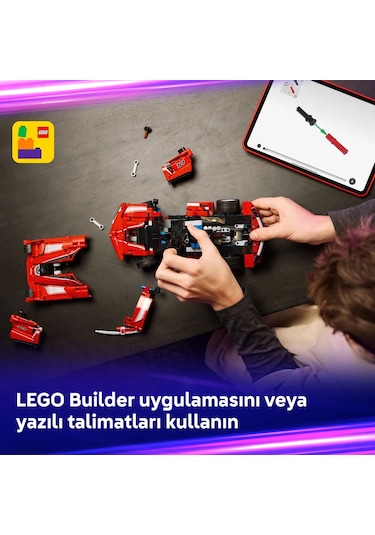 LEGO® Technic Ferrari FXX K 42212 - 10 Yaş ve Üzeri Çocuklar için STEM Oyuncak Yapım Seti (897 Parça)