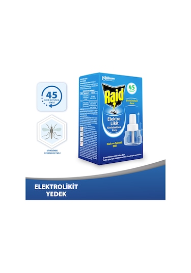 Raid Elekro Likit 1 Yedek 45 Gece Sivrisineklere Karşı