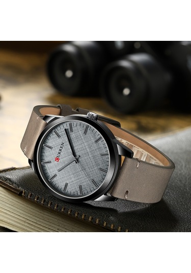 Leezsing Curren 8386 Erkek Kol Saati - Su Geçirmez, Şık Deri Kayışlı, İş Ve Günlük Kullanım İçin Çok Renkli