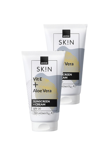Avon Skin Güneş Koruyucu + Krem SPF30 2 x 50 ML