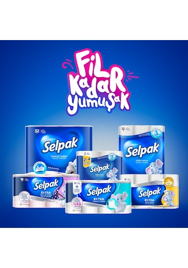 Selpak® Tuvalet Kağıdı 3 x 16 Rulo