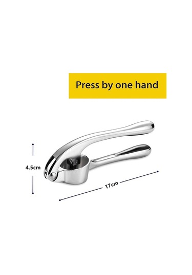 Lmetjma Premium Sarımsak Presi Paslanmaz Çelik Sarımsak Doğrayıcı Sarımsak Ezici Sıkması Ve Temizlemesi Kolay Mutfak Aletleri Jt202 Altın