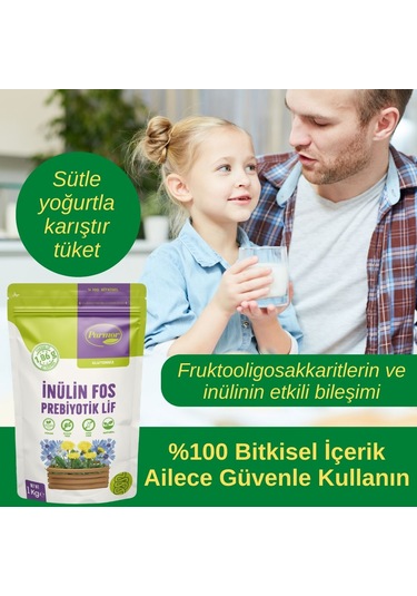 Parmor İnülin Fos Prebiyotik Lif - 1 Kg Inulın