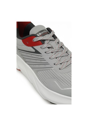 Kinetix Sophıstıc Tx 5fx Gri Erkek Koşu Ayakkabısı Gri-Kırmızı