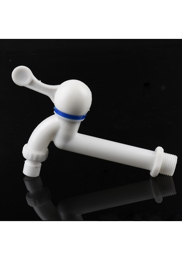 Cbtx Plastik Tek Soğutucu Musluk Duvara Monte Çamaşır Makinesi Musluğu 3 4 İnç Çok Renkli