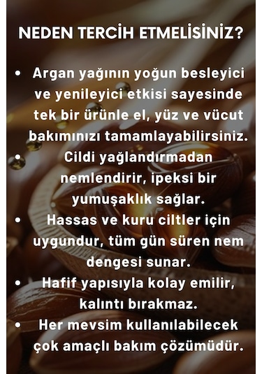 Naturix Argan El Yüz Vücut Nemlendirici Krem 250 ML