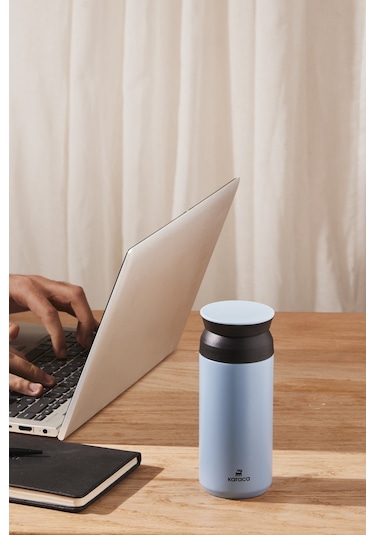 Karaca Rainbow Paslanmaz Çelik Termos 350 ML Mavi