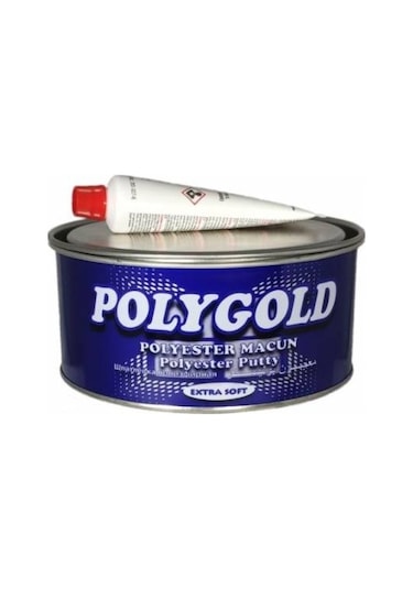 Polygold Galvaniz Polyester Extra Soft Çelik Kaporta Macunu 500 G