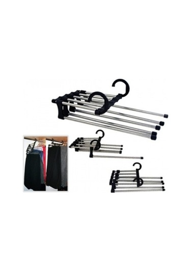 Periboia Hareketli Pantolon Askılığı 5 İn 1 Krom