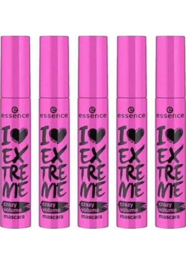 Essence I Love Crazy Volume Hacim Maskara 5 Adet