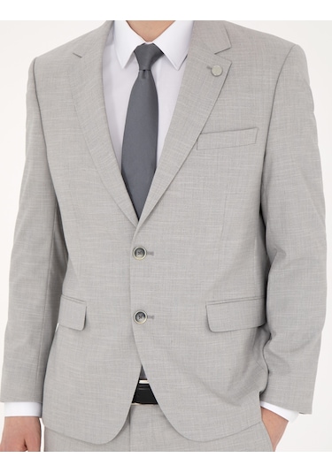 Pierre Cardin Erkek Gri Takım Elbise 50285902-vr024 Gri
