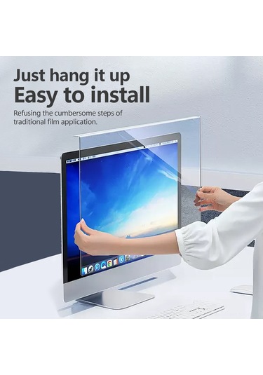 Mufunye 13.3 İnç Masaüstü/laptop Monitörü İçin Göz Koruyucu Mavi Işık Filtresi - Zımparalardan Ve Kirlikten Koruma, Kolay Kurulum Asma Tipi Ekran Koruyucu