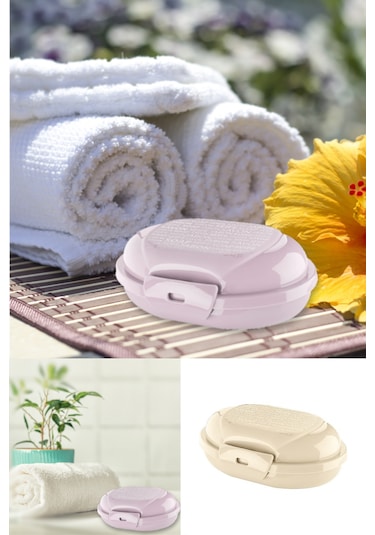 Seyahat Tipi Kapaklı Katı Sabunluk Pratik Sabunluk Katı Sabun Kutusu Diğer