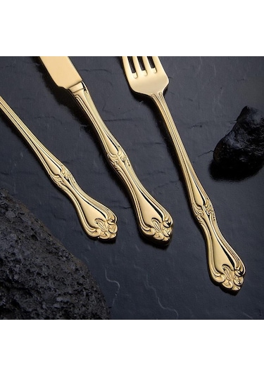 Nehir Lalezar Titanyum Gold Full Altın Parlak 89 Parça Kutulu Çat Altın