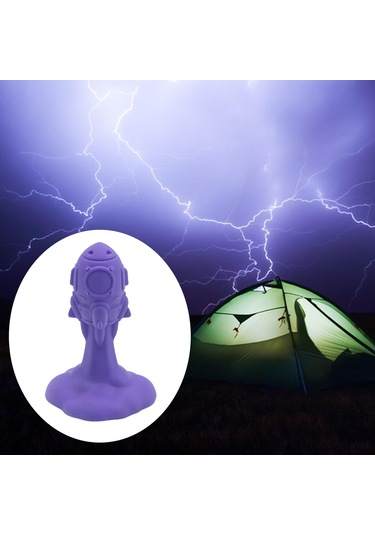 Homyl Çadır Direği Yıldırımdan Korunma Kapağı Kamp Mor Mor