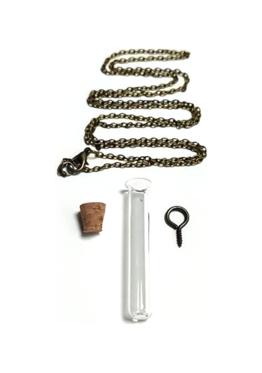 Blora Fanus Kolye No3 Beyaz