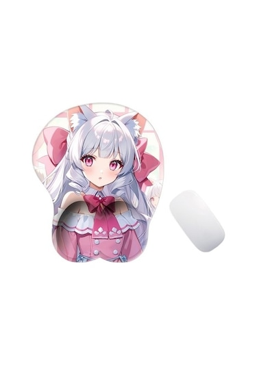 Primepickings Basit Güzellik Karikatür Bilek Mouse Pad Ofis Mouse Pad Silikon Bilek Mouse Pad