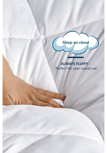 Formeya Beyaz Soft Kışlık Yorgan Çift Kişilik 195X215 Beyaz