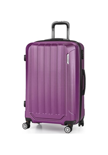 Polo&sky Spring Model Mor Renk Orta Boy Valiz Bavul Mor