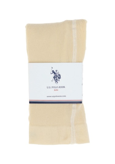 U.s. Polo Assn. Kız Çocuk Ekru Çorap Külotlu 50311325-vr019 Ecru
