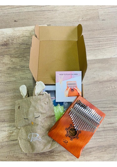 Puka Pk-1k Masif Maun Ağacı 17 Sesli Kalimba