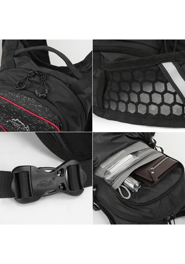 Neevoyu Hidrolik Sistemli 15l Nefes Alabilir Bisiklet Sırt Çantası - Koşu, Kamp Ve Yürüyüş İçin Beyaz