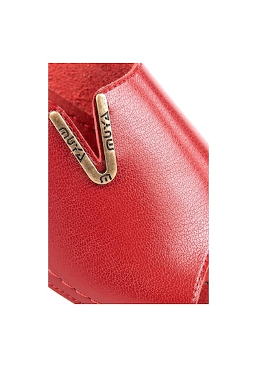 Muya Nest Anatomik Dört Mevsim Kadın Terlik Kırmızı 37