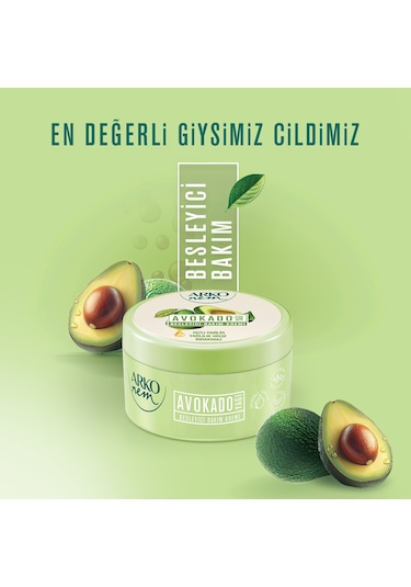 Arko Nem Besleyici Bakım Kremi Avokado 250+60 Ml