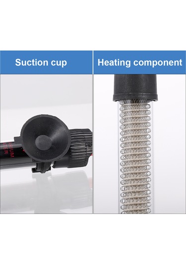 Samdoo Akvaryum Isıtıcı 50w Amerikan Standartı - Otomatik Sıcaklık Regülatörü, Kuvars Cam, Tuzlu & Taze Su Uyumlu