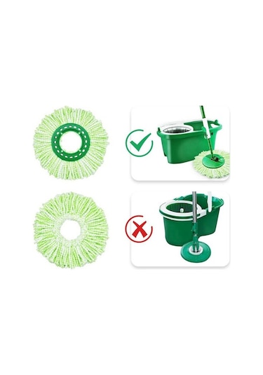Unimarket Libman Tornado Spin Mop Mikrofiber Için Yedek Paspas Başlığı Süpürge Yedek Parçaları