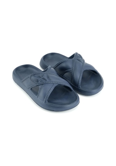 Gezer Kadın Yazlık Eva Islak Zemine Uygun Ev Bahçe Banyo Terlik Lacivert