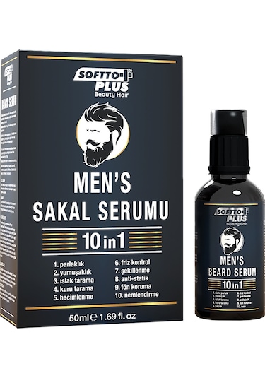 Softto Plus 10 in1 Men'S Sakal Serumu 50 ML
