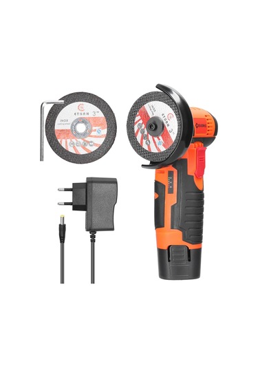 Jms Geevorks 19500 Rpm Elektrikli Mini El Kesici Taşlama Aracı Eu Plug + Batarya