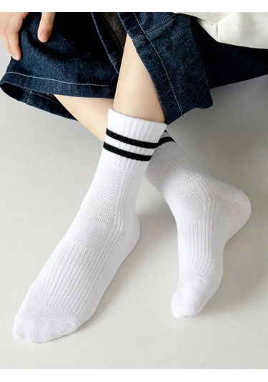Polly&tim Çocuk Çorapları 5 Çift Set 168720329 Beyaz