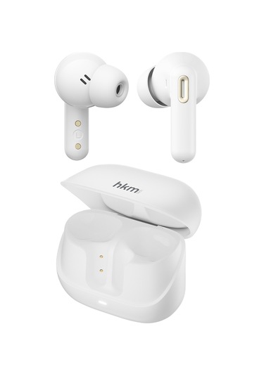 Opus Pro Bluetooth Kablosuz Kulakiçi Tws Kulaklık Anc Aktif Gürültü Engelleme Ve Enc Sistemi Beyaz