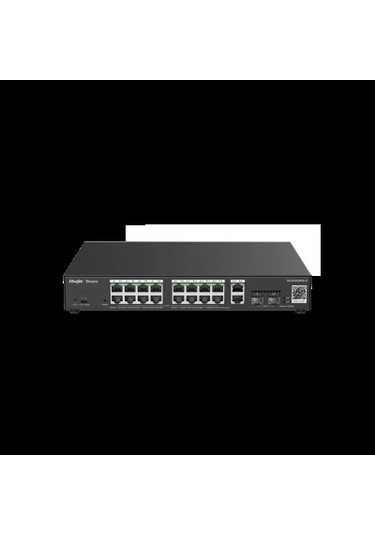 Reyee Rg-es220gs-p 20 Portlu, 10/100/1000 Gigabit, Yönetilebilir Switch, 2 Sfp, 2 Gigabit Rj45 Uplin
