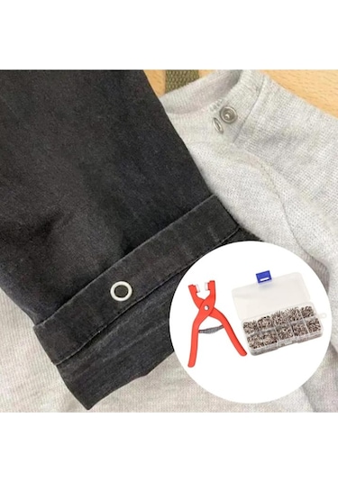 Yclshop 9.5 Mm Çıt Çıt Takma Çakım Makinesi Ve 100 Adet Çıt Çıt