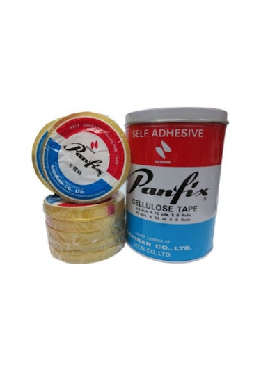 Panfix İnce Şeffaf Bant 12mmX66mt 12'li
