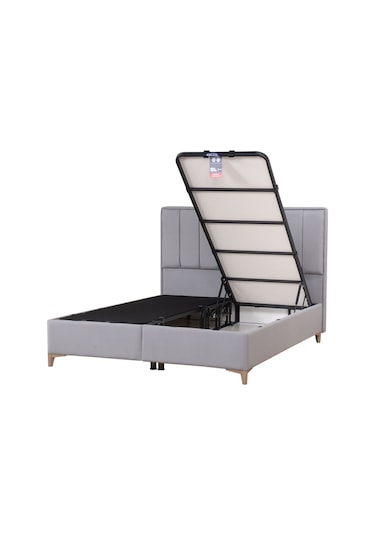 Kilim Mobilya Gold Therapy Sandıklı Baza Başlıksız Renk Gri 140x190cm Baza