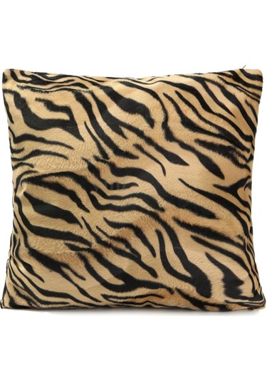 Homyl Leopar Kaplan Zebra Baskı Yastık Kılıfı Kanepe Araba Örtüsü Tarz 02