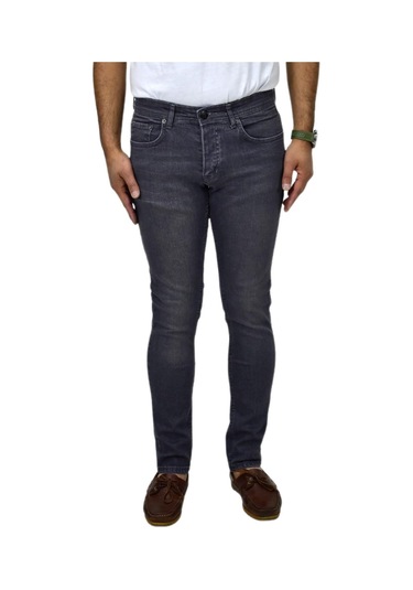 Erkek Jeans Pantolon Silim Fitt 310 Bgl-st04489 Koyu Gri