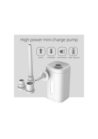 Springsun Kabınca Otomatik Şarjlı Hava Pompa Ve Aydınlatma Fonksiyonlu 4.7 İnç Kalın, Su Geçirmez, Hafif野营帐睡垫 Beyaz