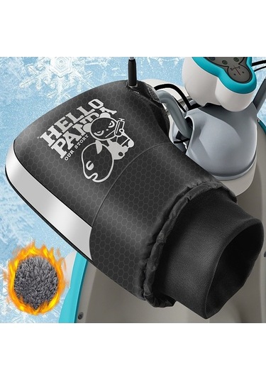 Other Motosiklet El Kolu Kılıfı Su Geçirmez, Rüzgar Geçirmez Ve Kalınlaştırılmış Sıcak Pamuk Kılıfı Hl Standart