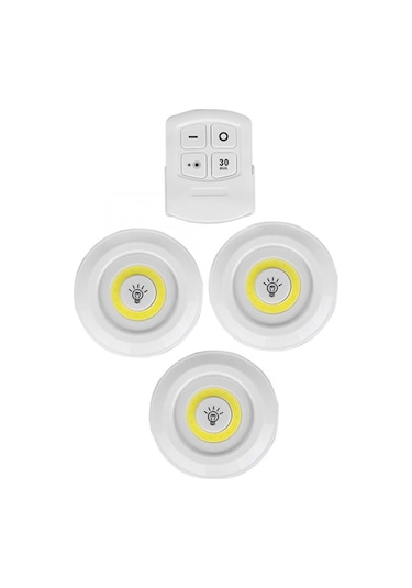 Watton Wt-364 Uzaktan Kumandalı Yapışkanlı Led Spot Lamba