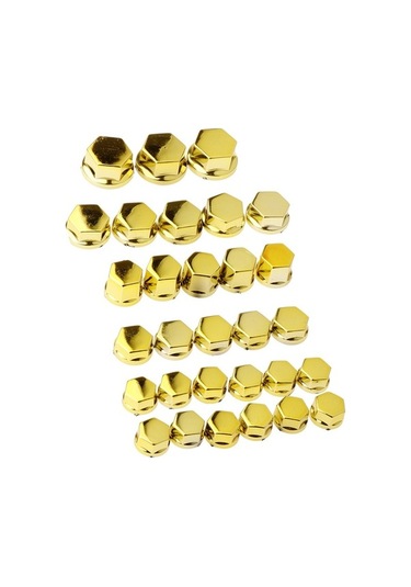 Ganzhoushop Yamaha Vida Suntek Somun Parça Motosiklet Kapatma Dekorasyon Civata Başlığı Altın 30 Pr Altın