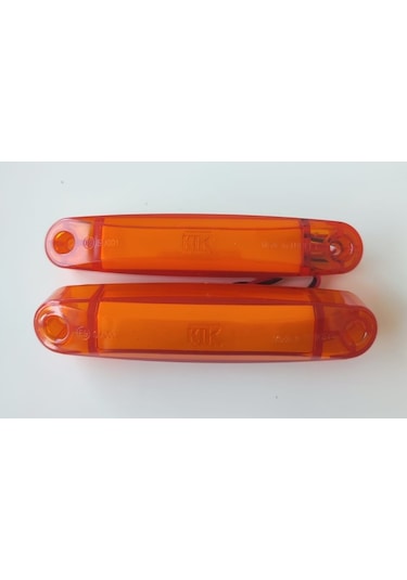 2 Adet Kalın Neon Led Lamba Turuncu 12-24 Volt