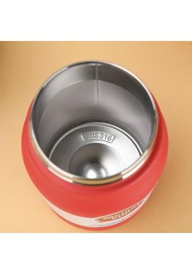 Luckystar Büyük Kapasiteli Termos - Yeşil Renk.