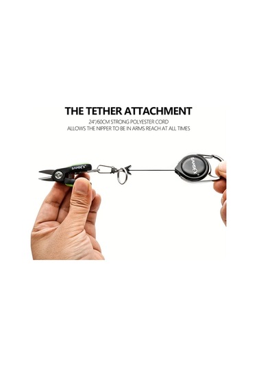 Elmpaly Mini Paslanmaz Çelik Balıkçılık Seti Kırmızı 1 Makas Ve 1 Misina Saklayıcı Pil Yok