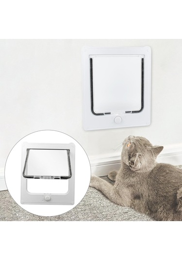 Homyl Dayanıklı Pet Flap Kapı Kitten Kitty Pencere Kapısı